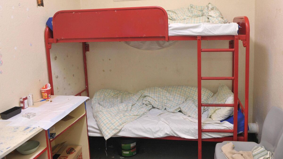 The inside of a cell at Cork Prison where one in every five prisoners were without a bed. Picture: Dan Linehan